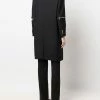 Alexander McQueen Spiral zip double breasted coat