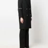 Alexander McQueen Spiral zip double breasted coat