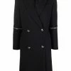 Alexander McQueen Spiral zip double breasted coat