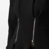 Alexander McQueen zip detail peplum top