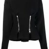 Alexander McQueen zip detail peplum top