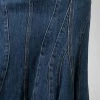 Alexander McQueen Fluted denim skirt 9 Alexander McQueen fluted denim skirt