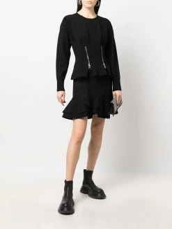 Alexander McQueen ruffled asymmetric skirt