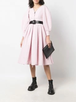 Alexander McQueen zip up flared dress
