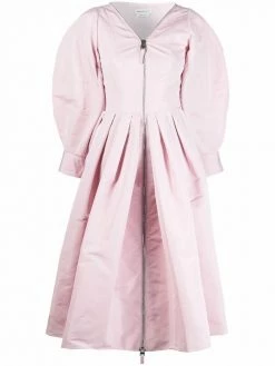 Alexander McQueen zip up flared dress