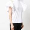 Alexander McQueen ruffled asymmetric blouse