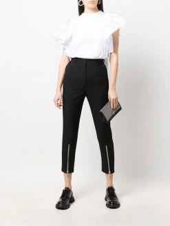 Alexander McQueen ruffled asymmetric blouse