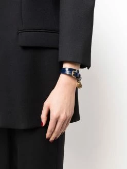 Alexander McQueen calf leather skull bracelet