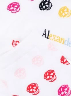 Alexander McQueen skull-knit socks