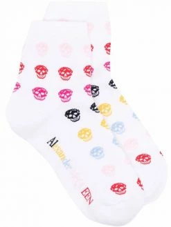 Alexander McQueen skull-knit socks