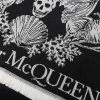 Alexander McQueen logo-jacquard wool scarf