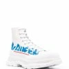 Alexander McQueen logo-print high-top sneakers