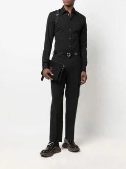 Alexander McQueen long-sleeve harness-detail shirt