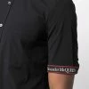 Alexander McQueen logo-trimmed shirt