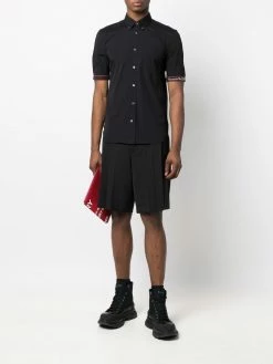 Alexander McQueen logo-trimmed shirt