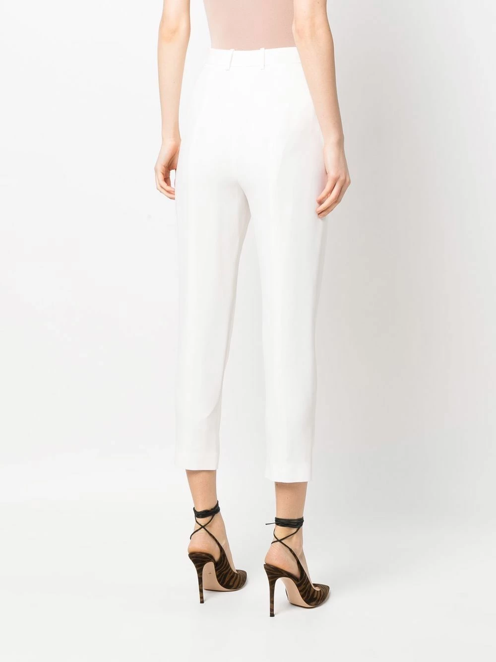 Alexander McQueen Zip detail cropped trousers 4 Alexander McQueen zip-detail cropped trousers