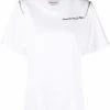 Alexander McQueen zip-detail cotton T-shirt