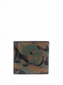 Alexander McQueen camouflage-print leather wallet