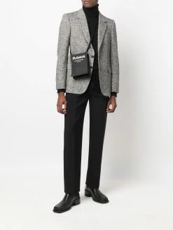 Alexander McQueen mini graffiti-print messenger bag