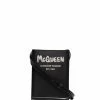 Alexander McQueen mini graffiti-print messenger bag