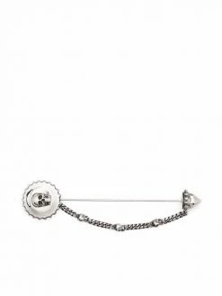 Alexander McQueen skull charm brooch