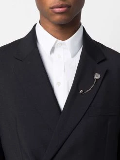 Alexander McQueen skull charm brooch