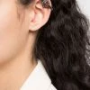 Alexander McQueen jewelled engraved ear cuff