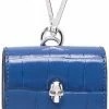 Alexander McQueen crocodile-effect leather AirPods case
