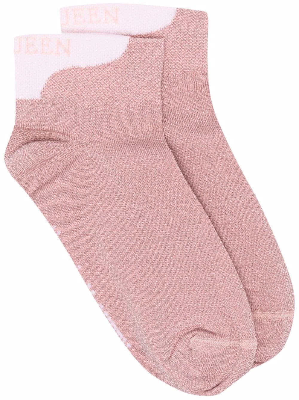 Alexander McQueen Two tone socks 1 Alexander McQueen two-tone socks